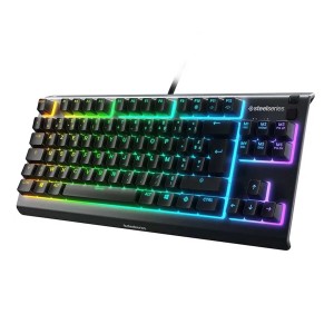 کیبورد گیمینگ با سیم استیل سریز مدل APEX 3 TKL